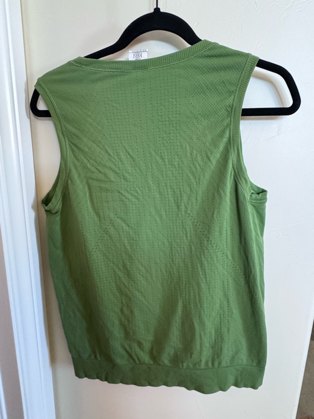 Athleta Olive-Style Perforated Active Tank - Green - Picture 2 of 3
